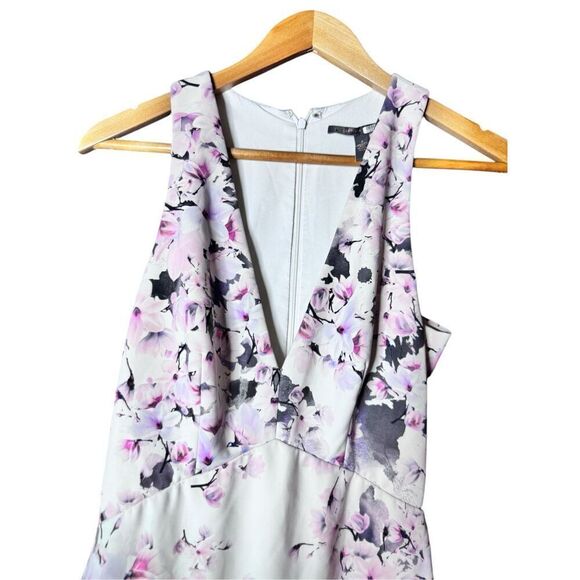 Gabriela Cadena Pink Floral Bloom Cocktail silk Designer Dress Size 2 - Picture 5 of 7